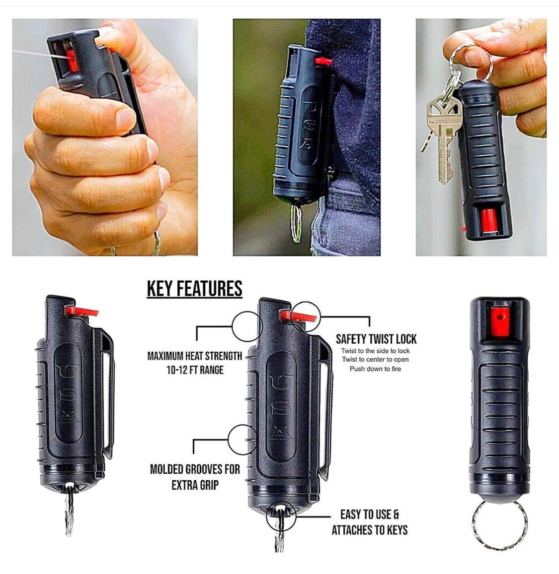 .5 OZ BLACK SAFETY SPRAY
