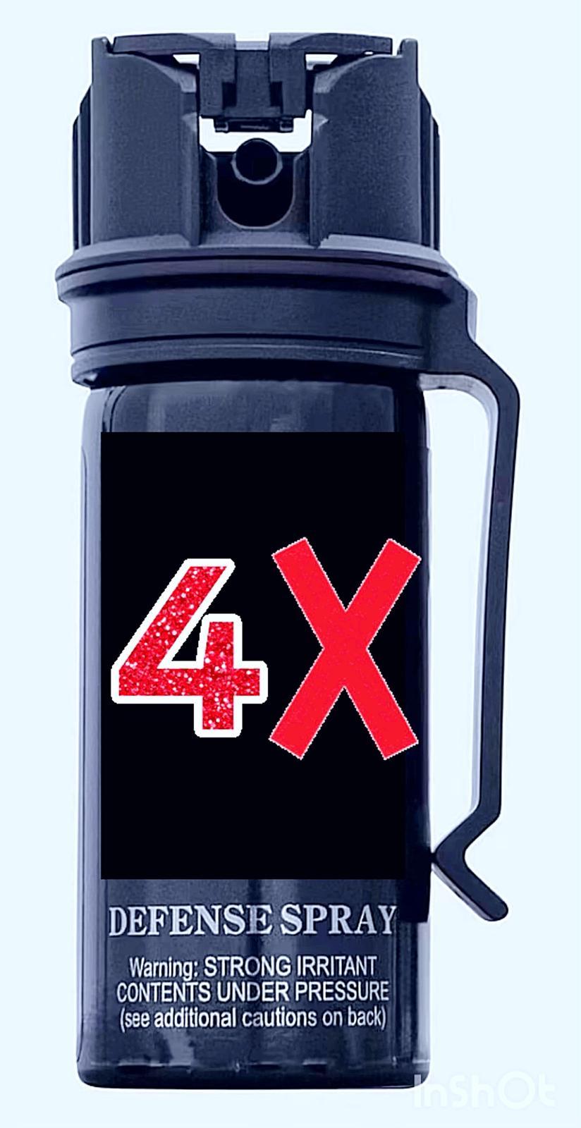 4 PACK -- 2 OZ FLIP TOP SAFETY SPRAYS