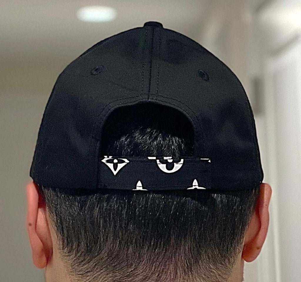 BLACK AND WHITE UNISEX ADJUSTABLE BASEBALL CAP (Copy)