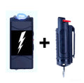 RECHARGEABLE ELECTRIC STUNNER AND .5 OZ SAFETY SRAY