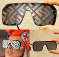 BLACK MIRRORED SUNGLASSES