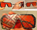 RED MIRRORED SUNGLASSES