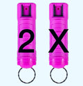 2 PACK -- .5 OZ SAFETY SPRAYS