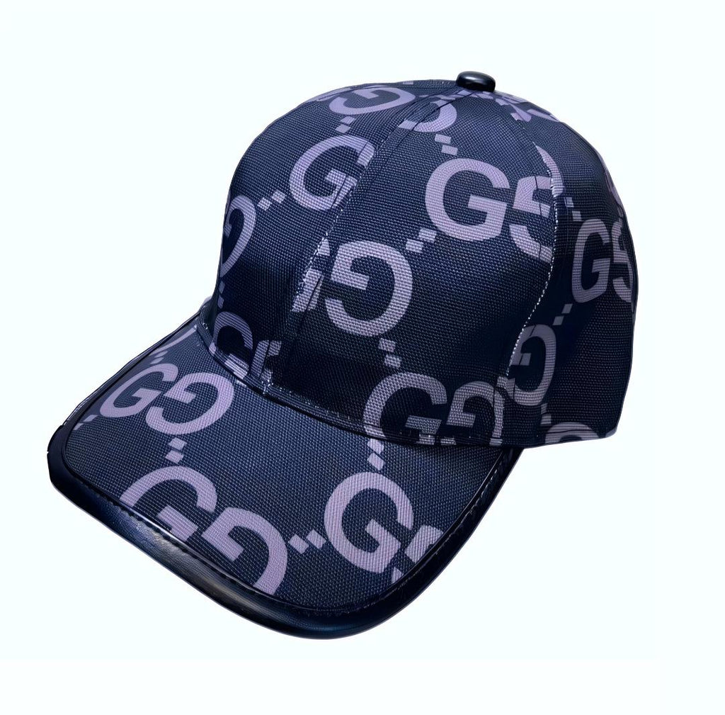 NAVY BLUE AND LAVENDER UNISEX ADJUSTABLE BASEBALL CAP
