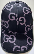 NAVY BLUE AND LAVENDER UNISEX ADJUSTABLE BASEBALL CAP