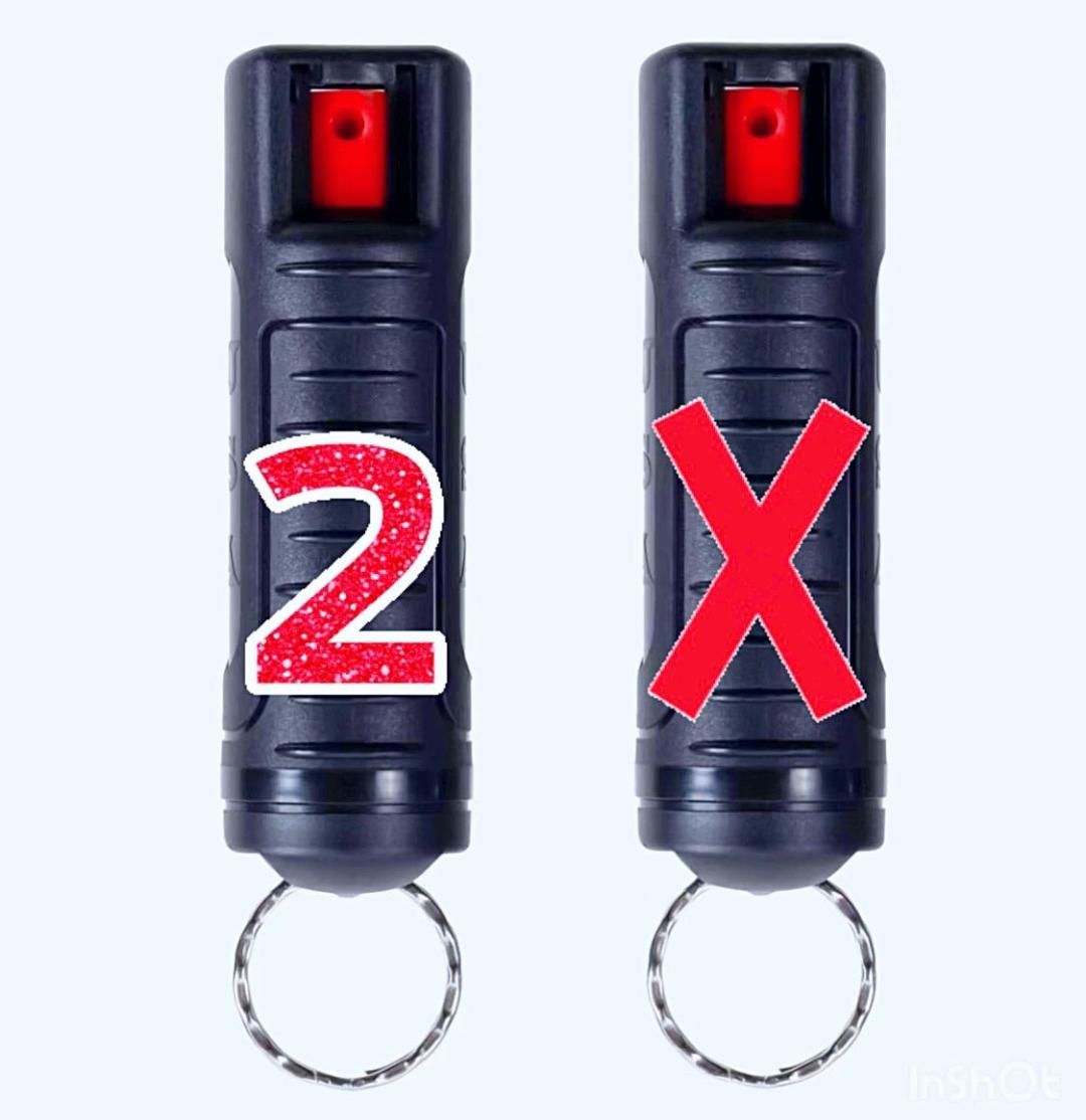 2 PACK -- .5 OZ SAFETY SPRAYS