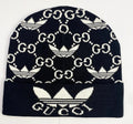 BLACK AND WHITE UNISEX BEANIE